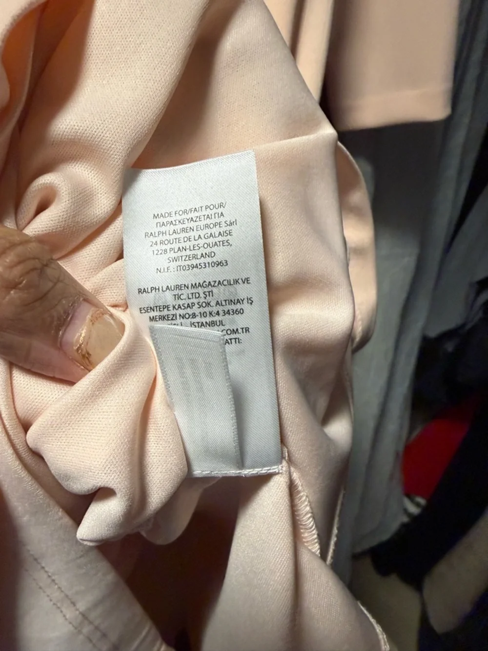 Ralph Lauren Soft Pink Long-Sleeve Fit-and-Flare Dress - Picture 6 of 7
